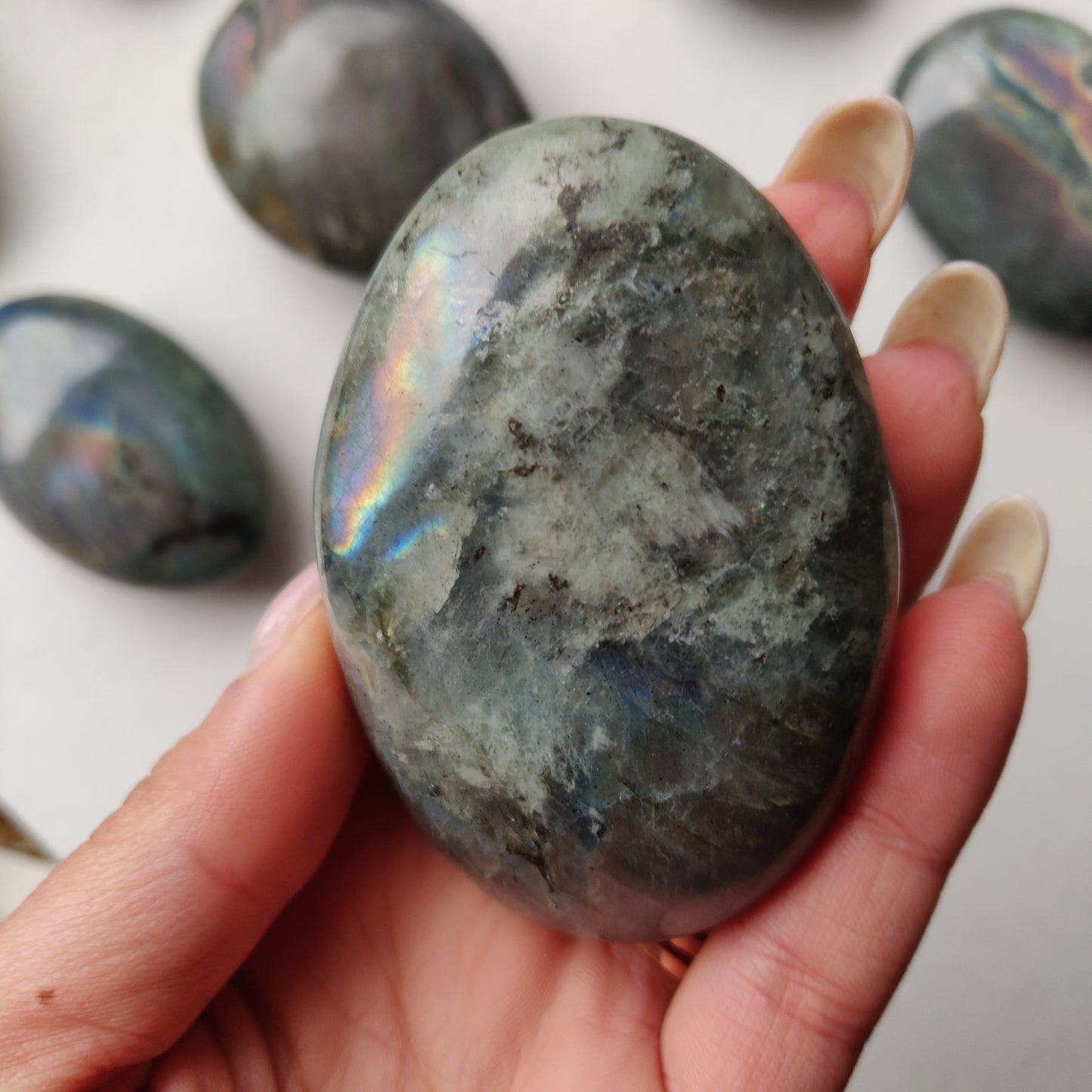 Labradorite Palm Stone (#191)