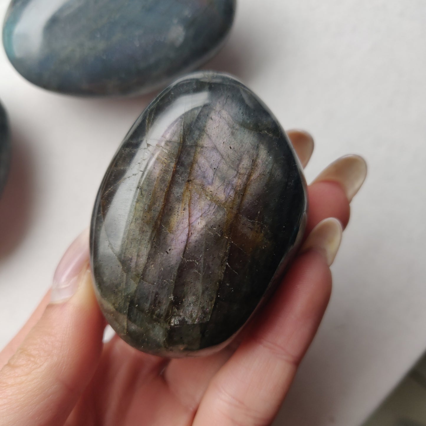 Labradorite Palm Stone (#179)