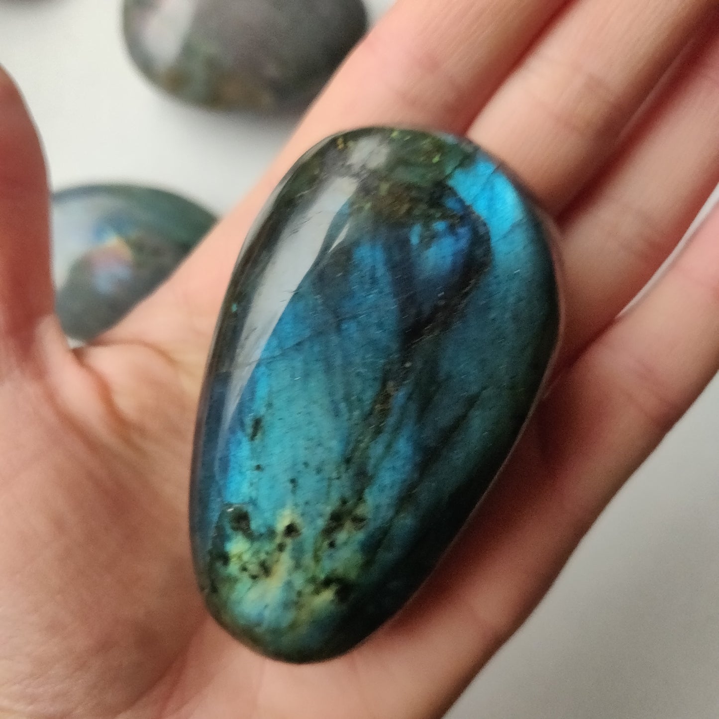 Labradorite Palm Stone (#155)