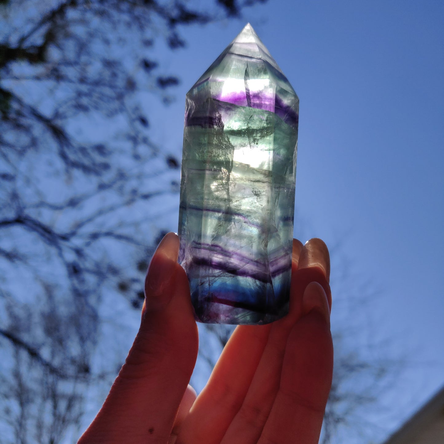 Rainbow Fluorite Tower (#22) - Simply Affinity