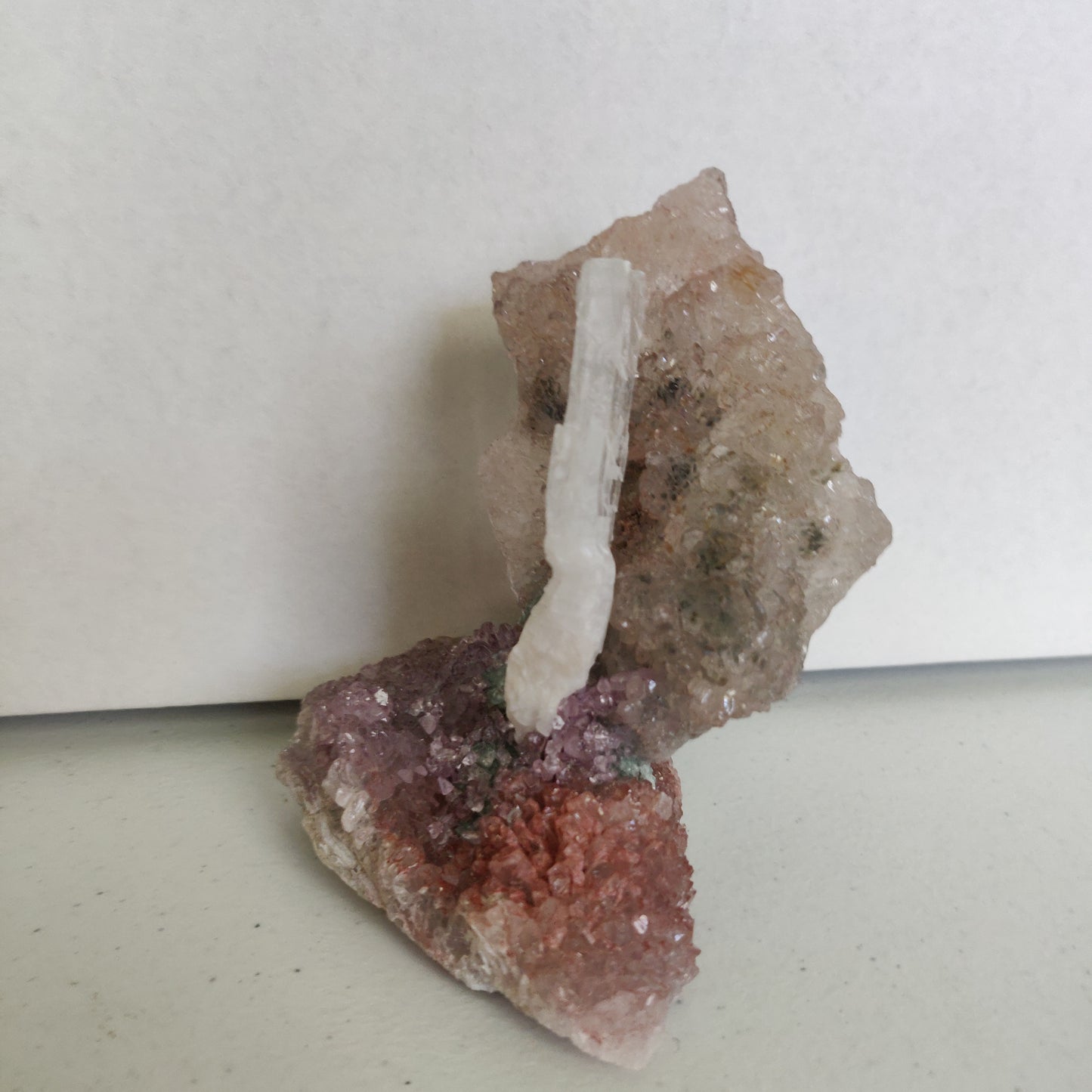 Amethyst & Selenite Sculpture (#4) - Simply Affinity