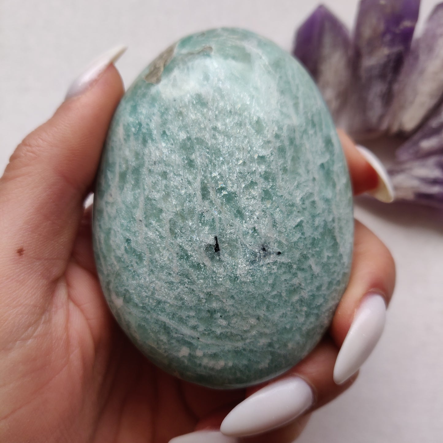 Amazonite Palm Stone (#16) - Simply Affinity