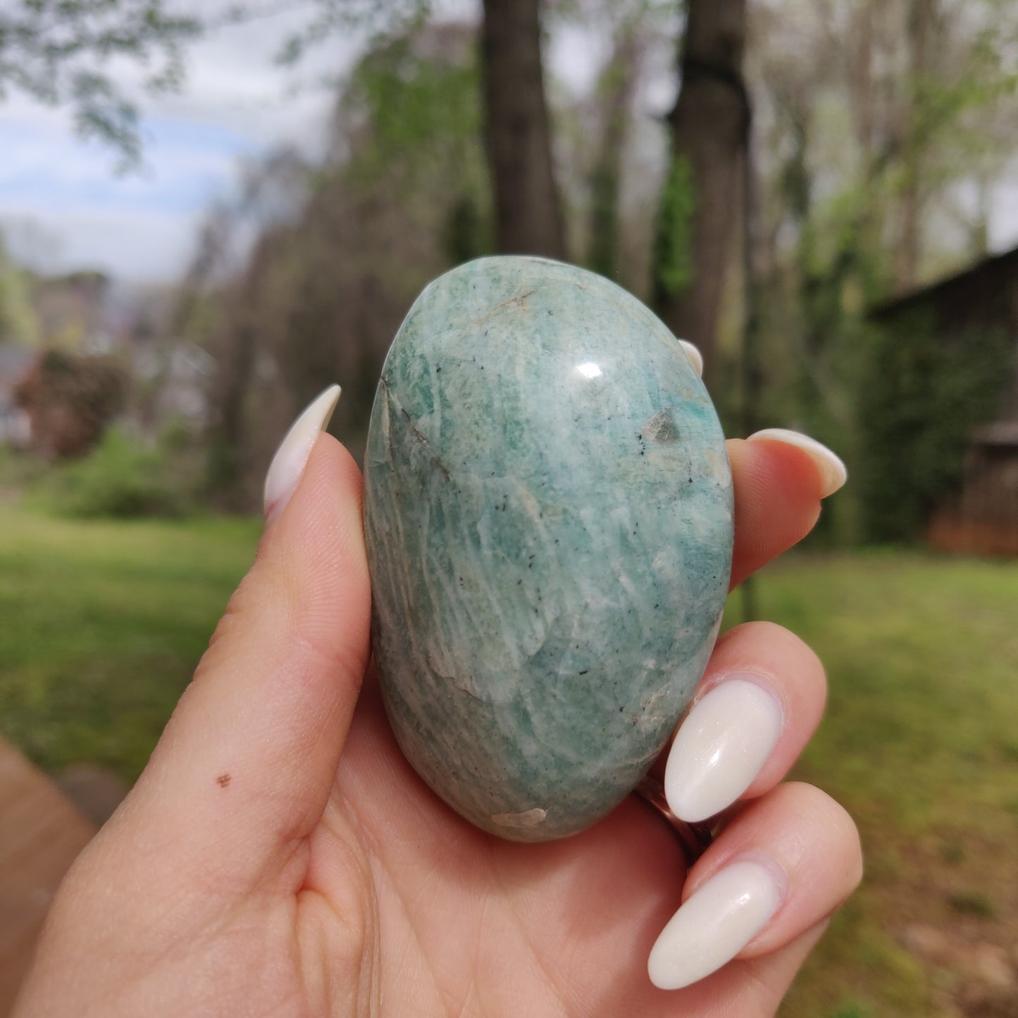 Amazonite Palm Stone (#7) - Simply Affinity