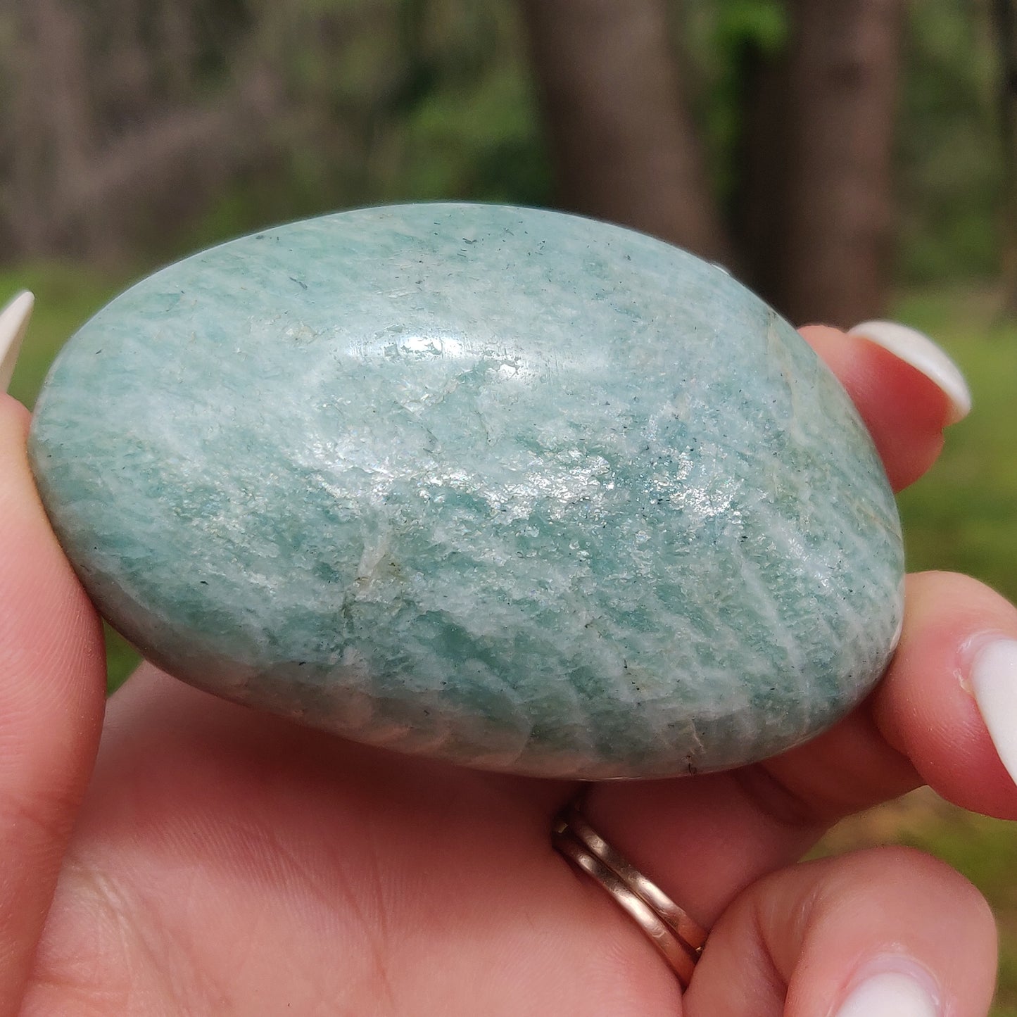 Amazonite Palm Stone (#7) - Simply Affinity