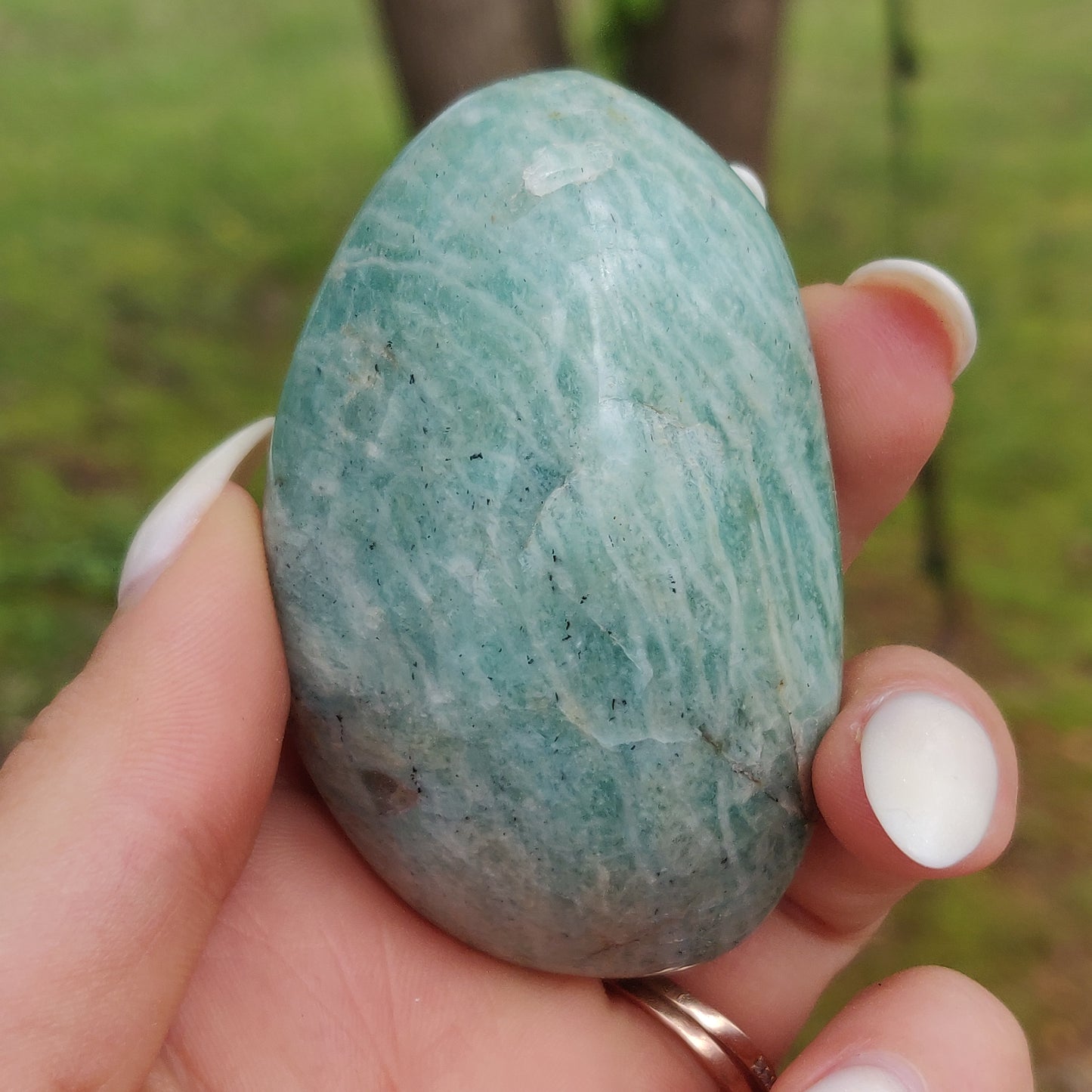 Amazonite Palm Stone (#7) - Simply Affinity