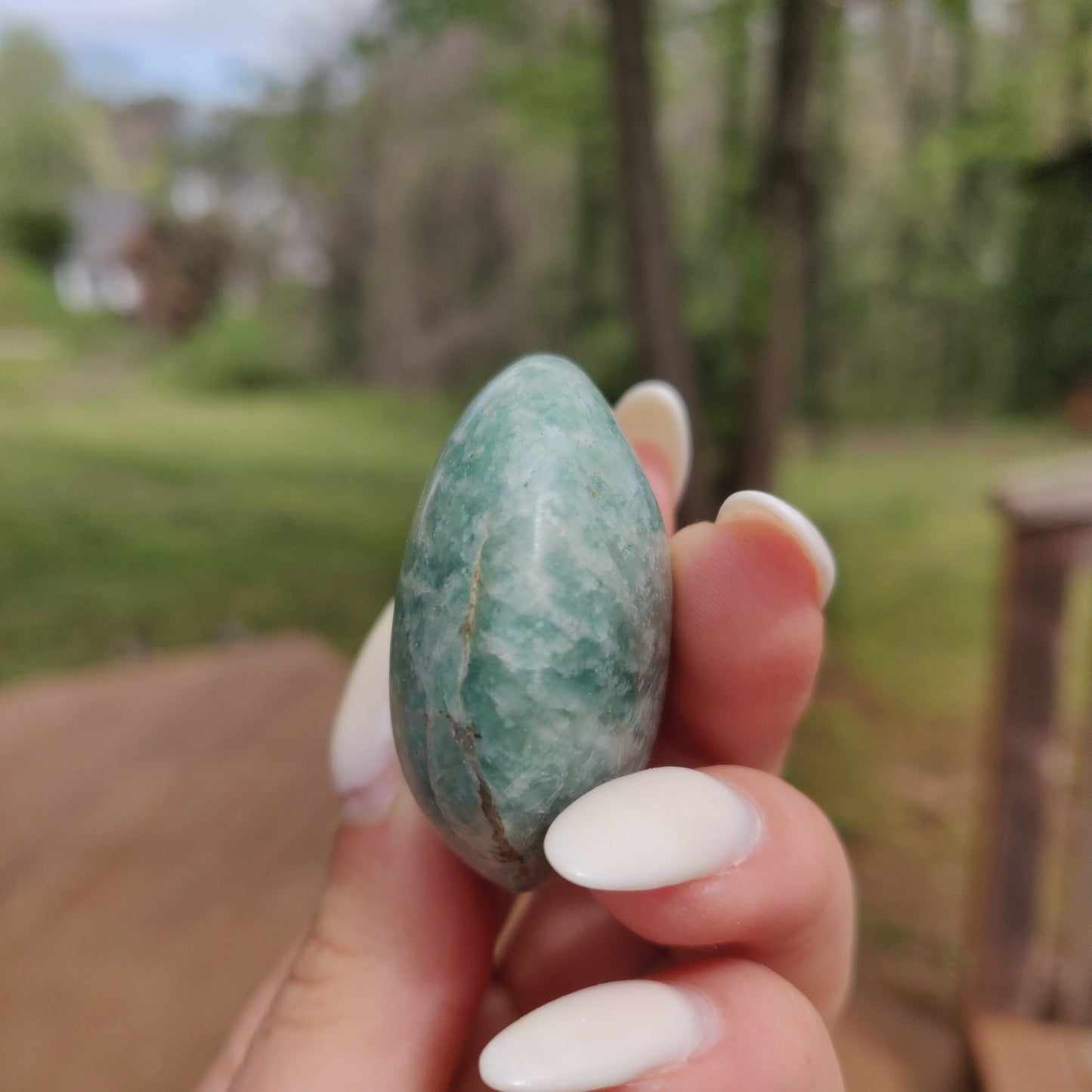 Amazonite Palm Stone (#9) - Simply Affinity