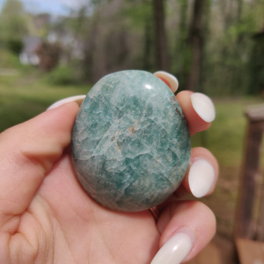 Amazonite Palm Stone (#9) - Simply Affinity
