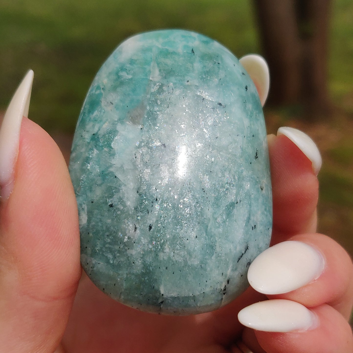 Amazonite Palm Stone (#12) - Simply Affinity