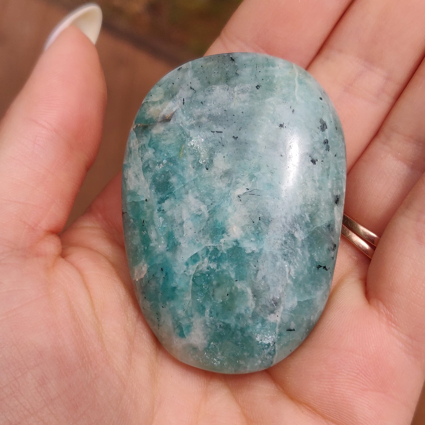 Amazonite Palm Stone (#12) - Simply Affinity