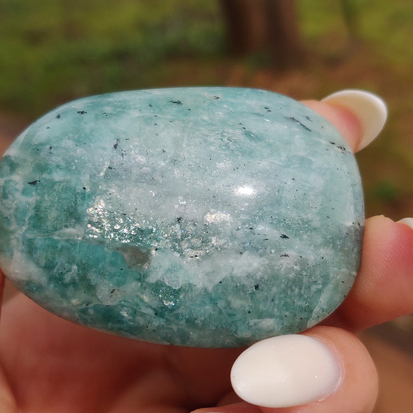 Amazonite Palm Stone (#12) - Simply Affinity