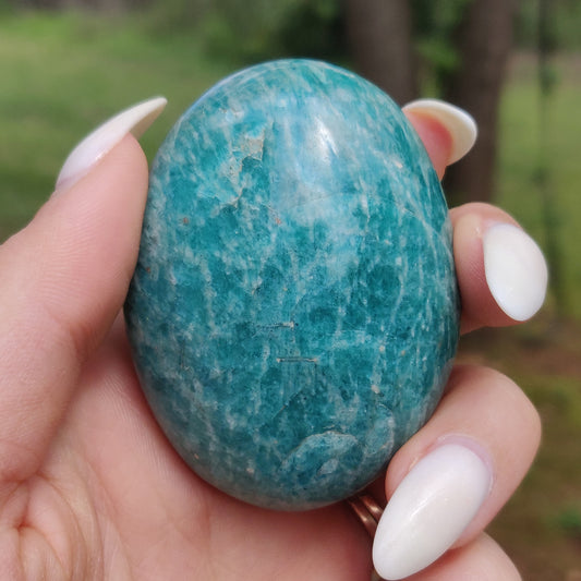 Amazonite Palm Stone (#18) - Simply Affinity