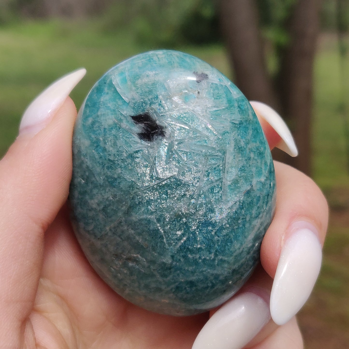 Amazonite Palm Stone (#18) - Simply Affinity