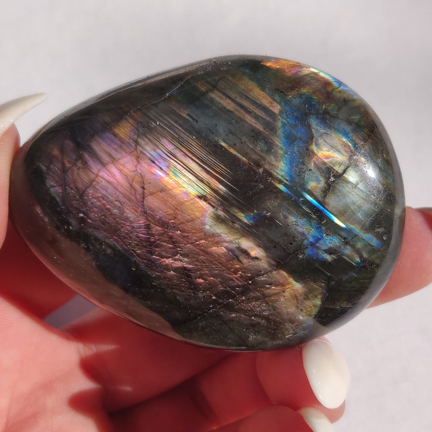Labradorite Palm Stone (#209)
