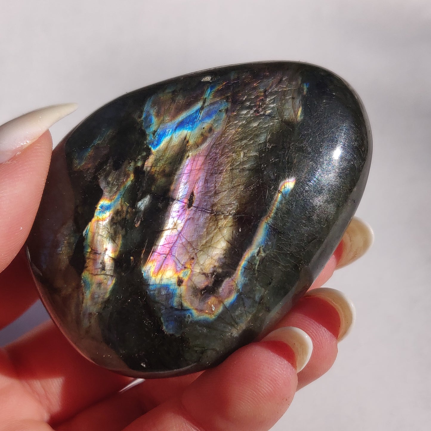 Labradorite Palm Stone (#209)