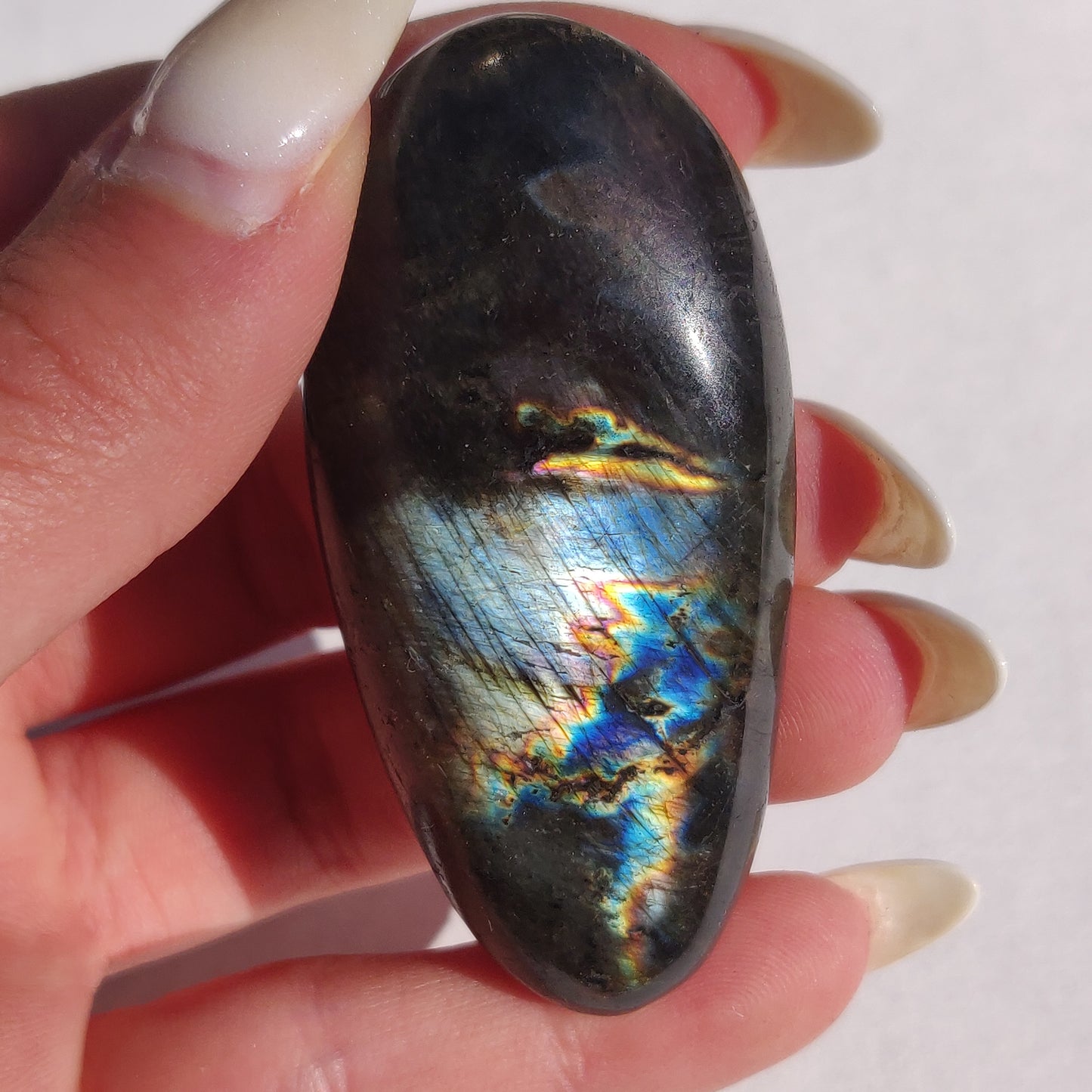 Labradorite Palm Stone (#212)