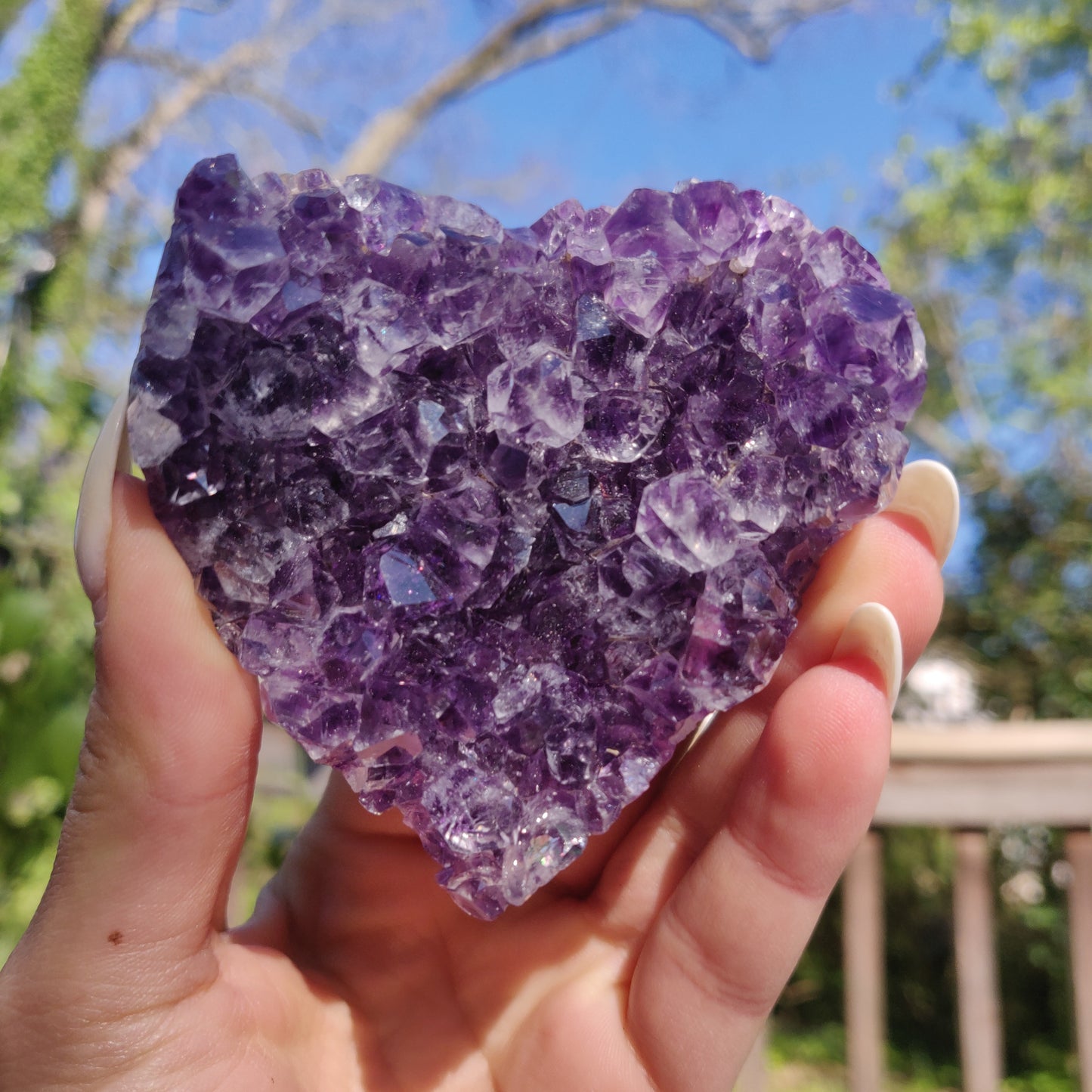 Amethyst Geode & Agate Heart (#24) - Simply Affinity