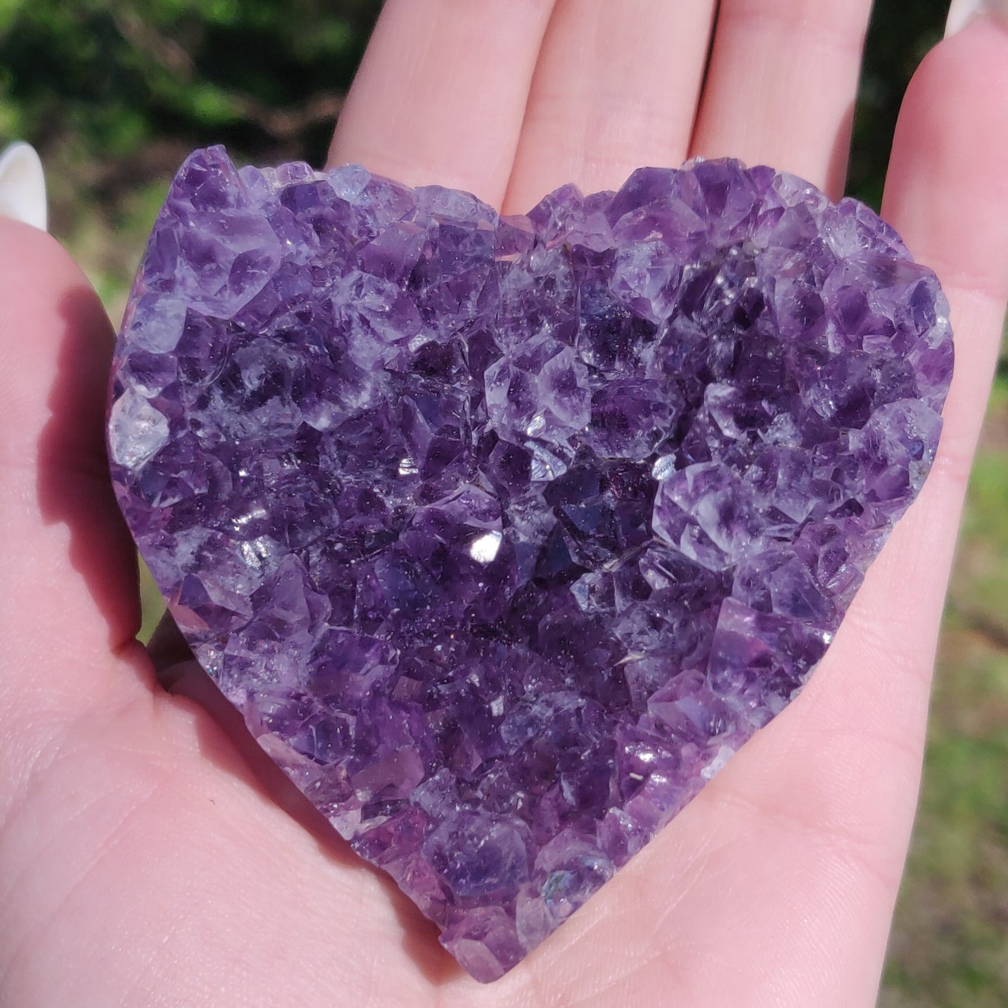 Amethyst Geode & Agate Heart (#24) - Simply Affinity