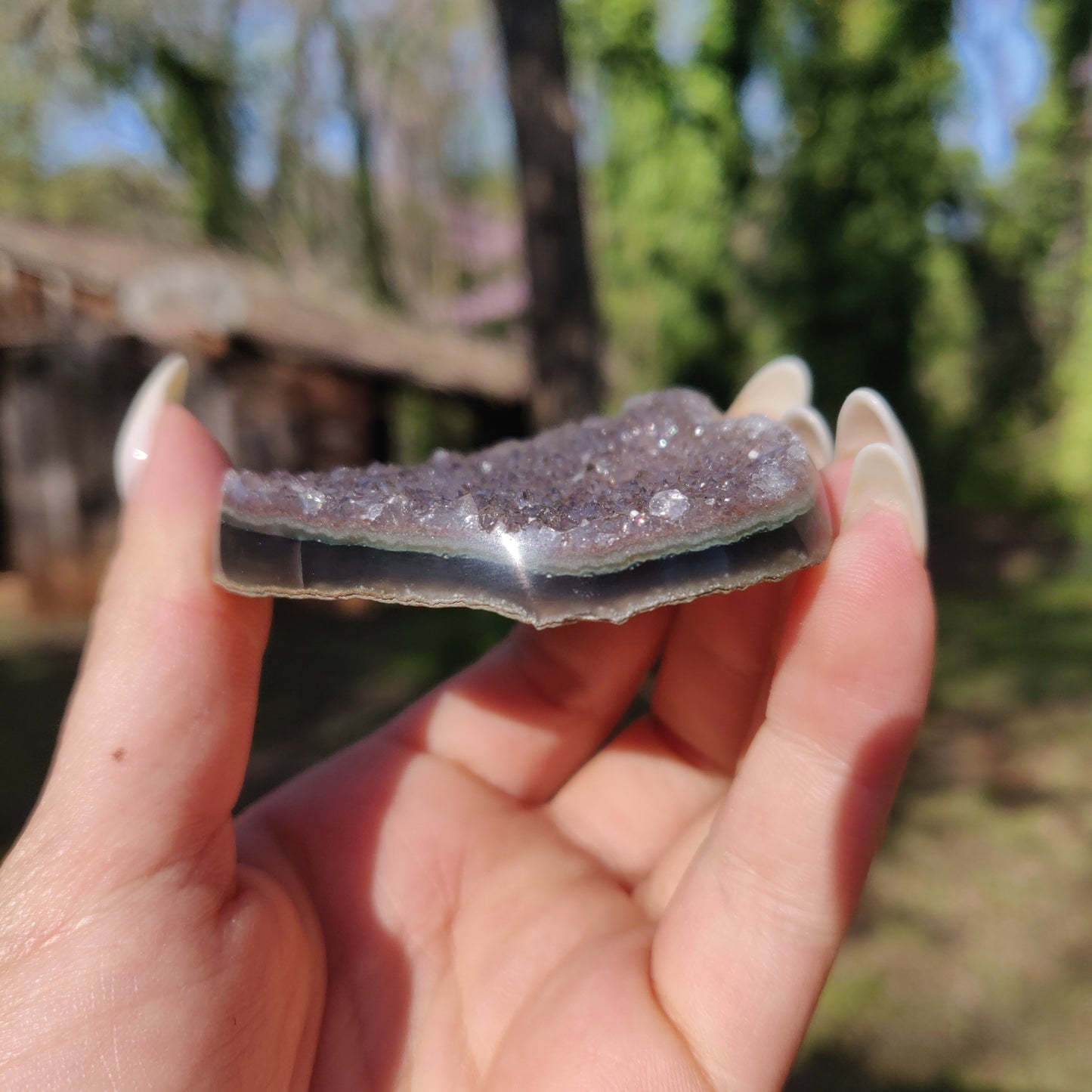 Amethyst Geode & Agate Heart (#23) - Simply Affinity