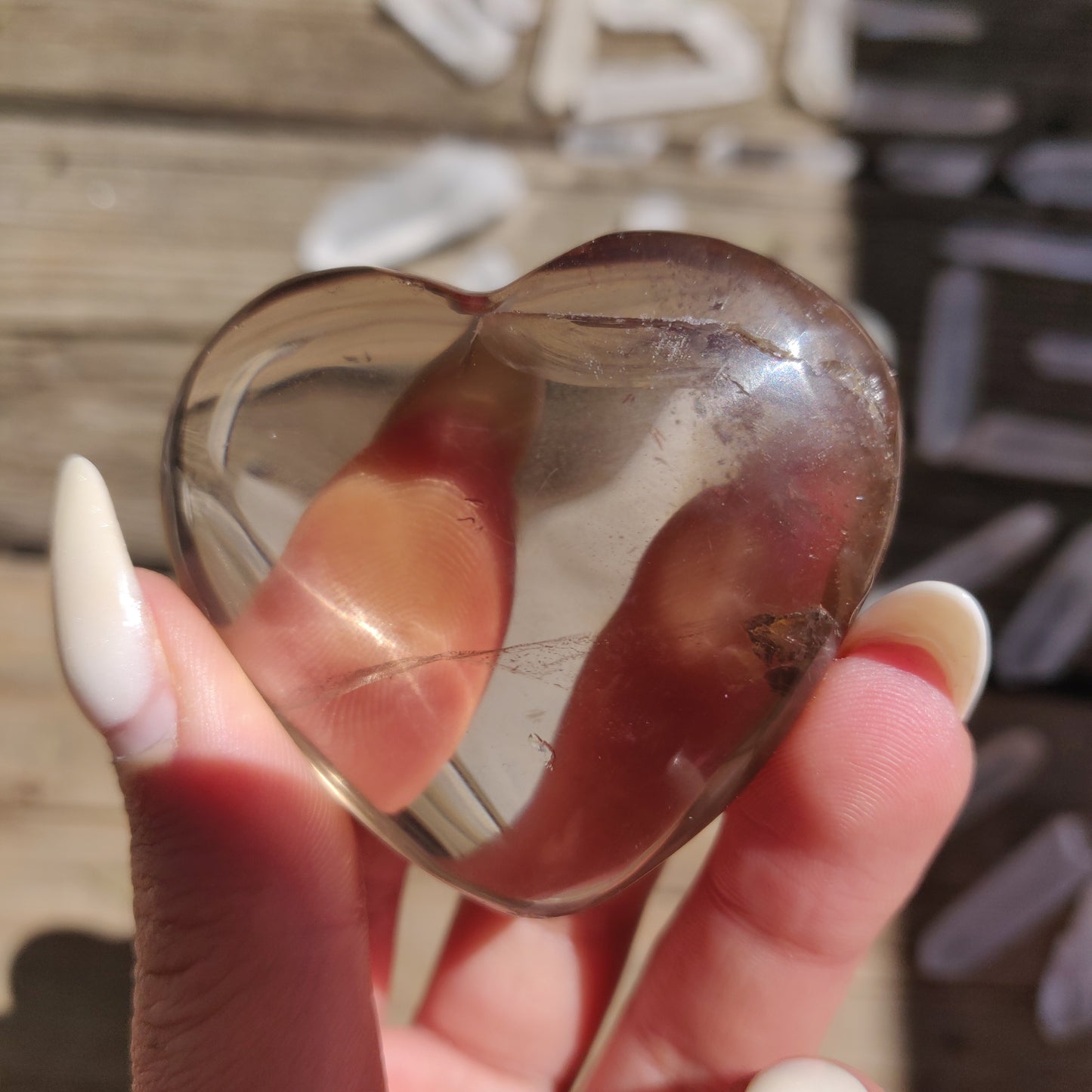 Smoky Quartz Heart (#5)