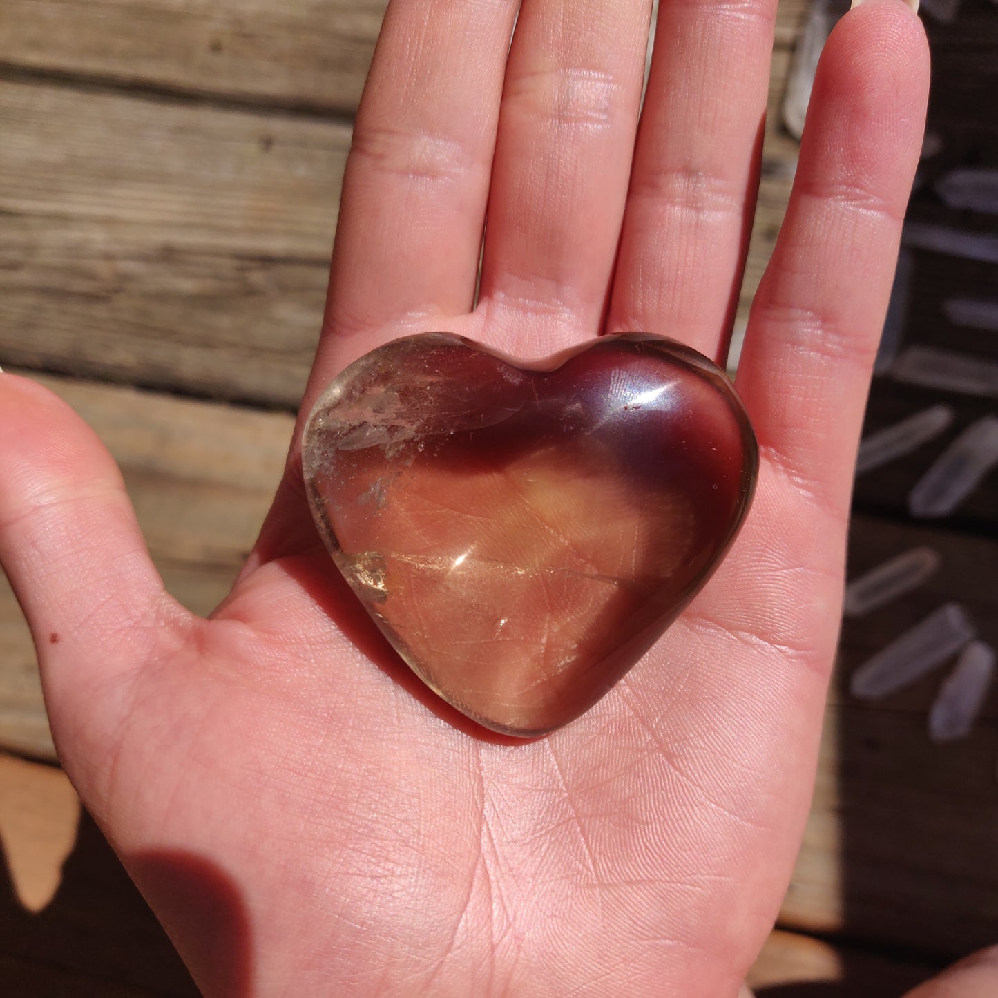 Smoky Quartz Heart (#5)