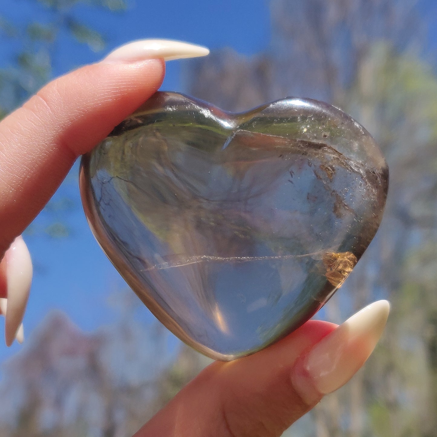 Smoky Quartz Heart (#5)