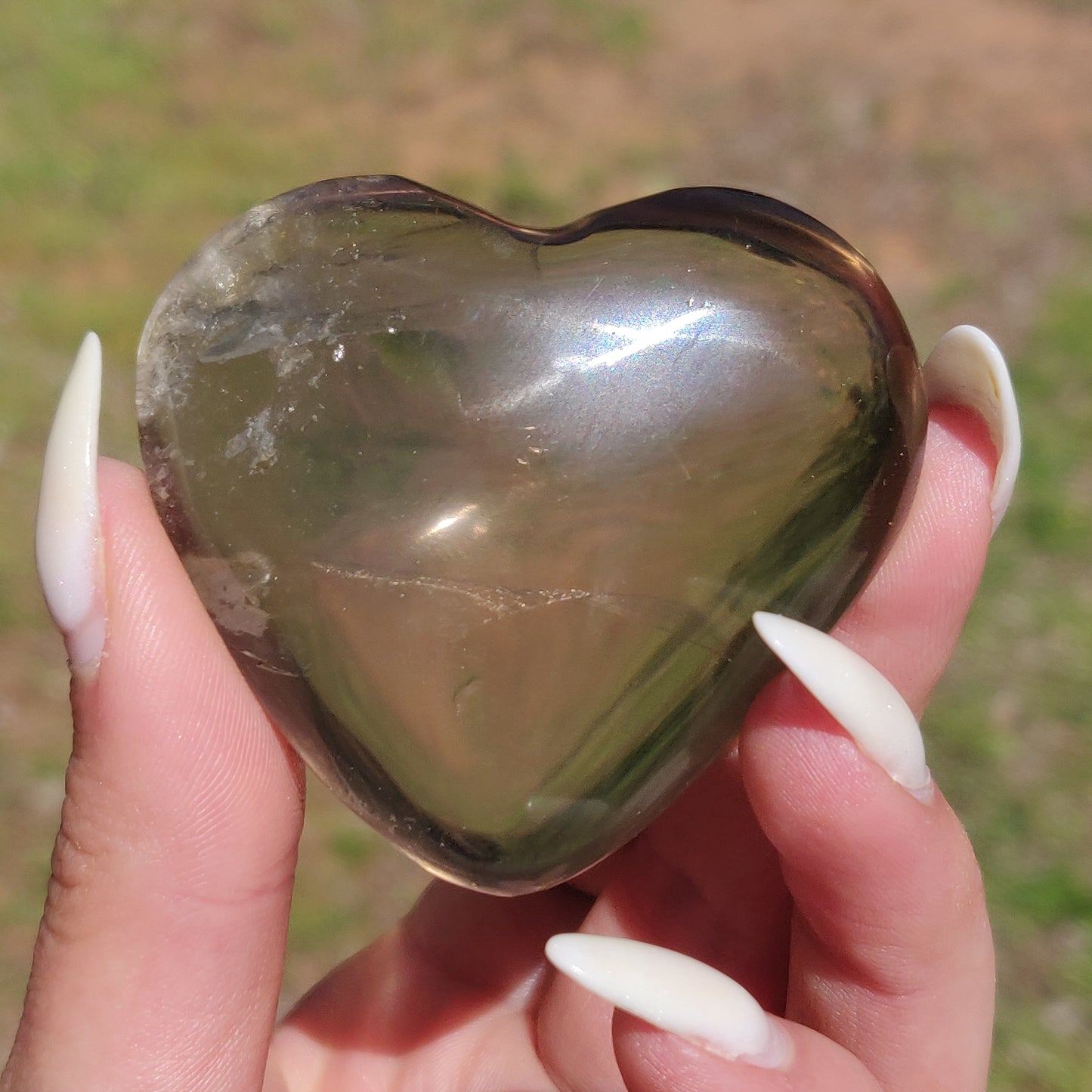 Smoky Quartz Heart (#5)