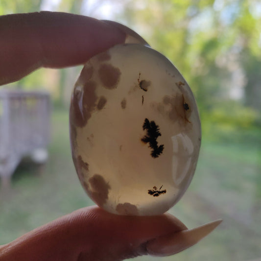 Flower Agate Pocket Stone(#7)