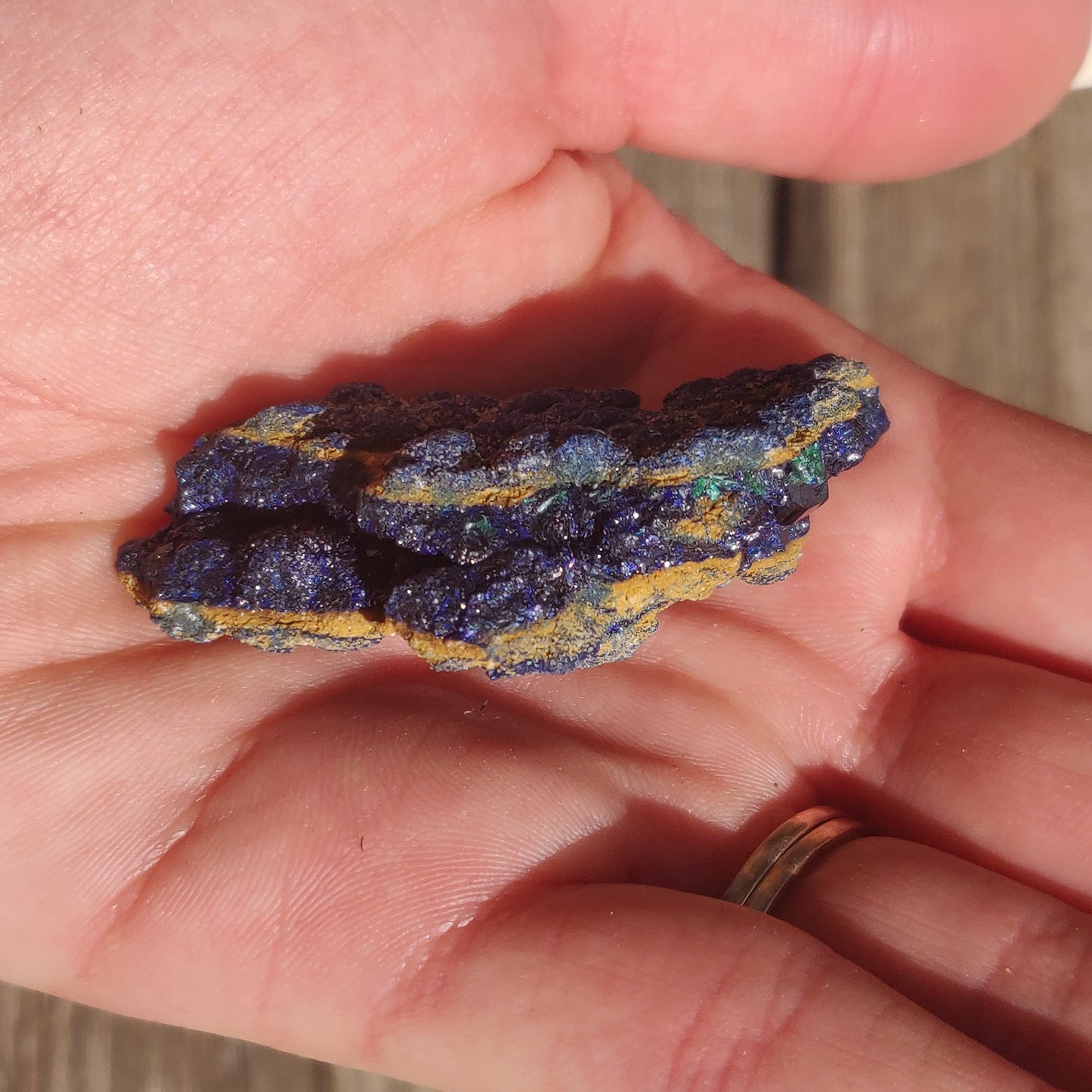 Raw Azurite with Malachite (#1)