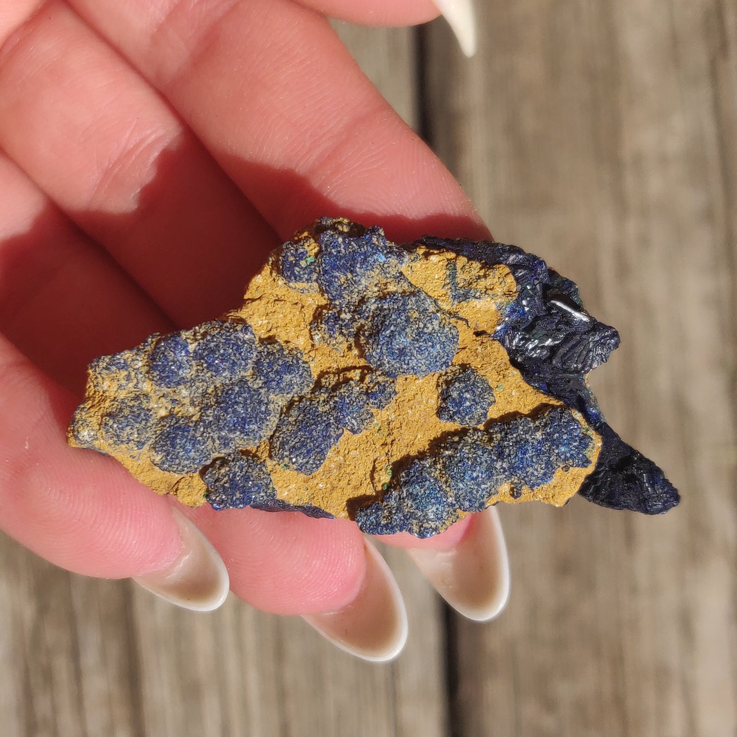 Raw Azurite with Malachite (#1)