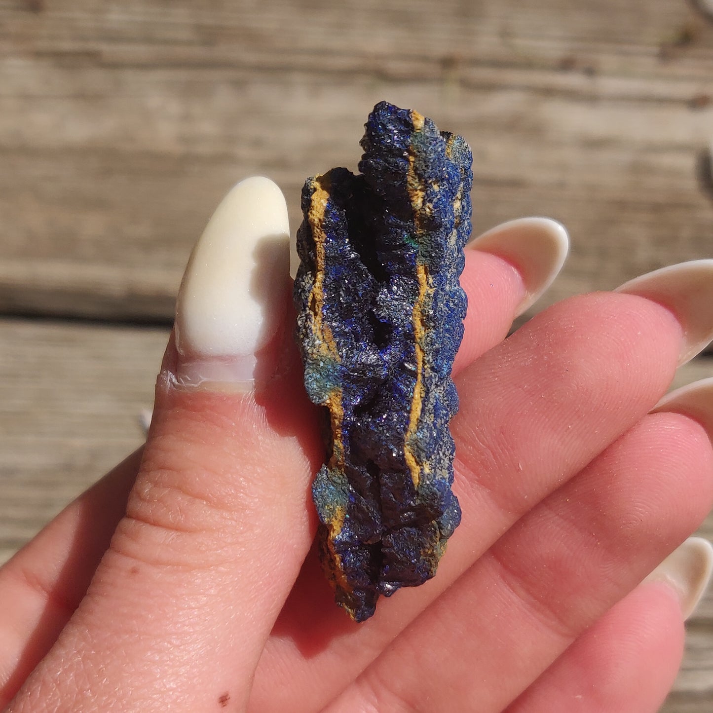 Raw Azurite with Malachite (#1)