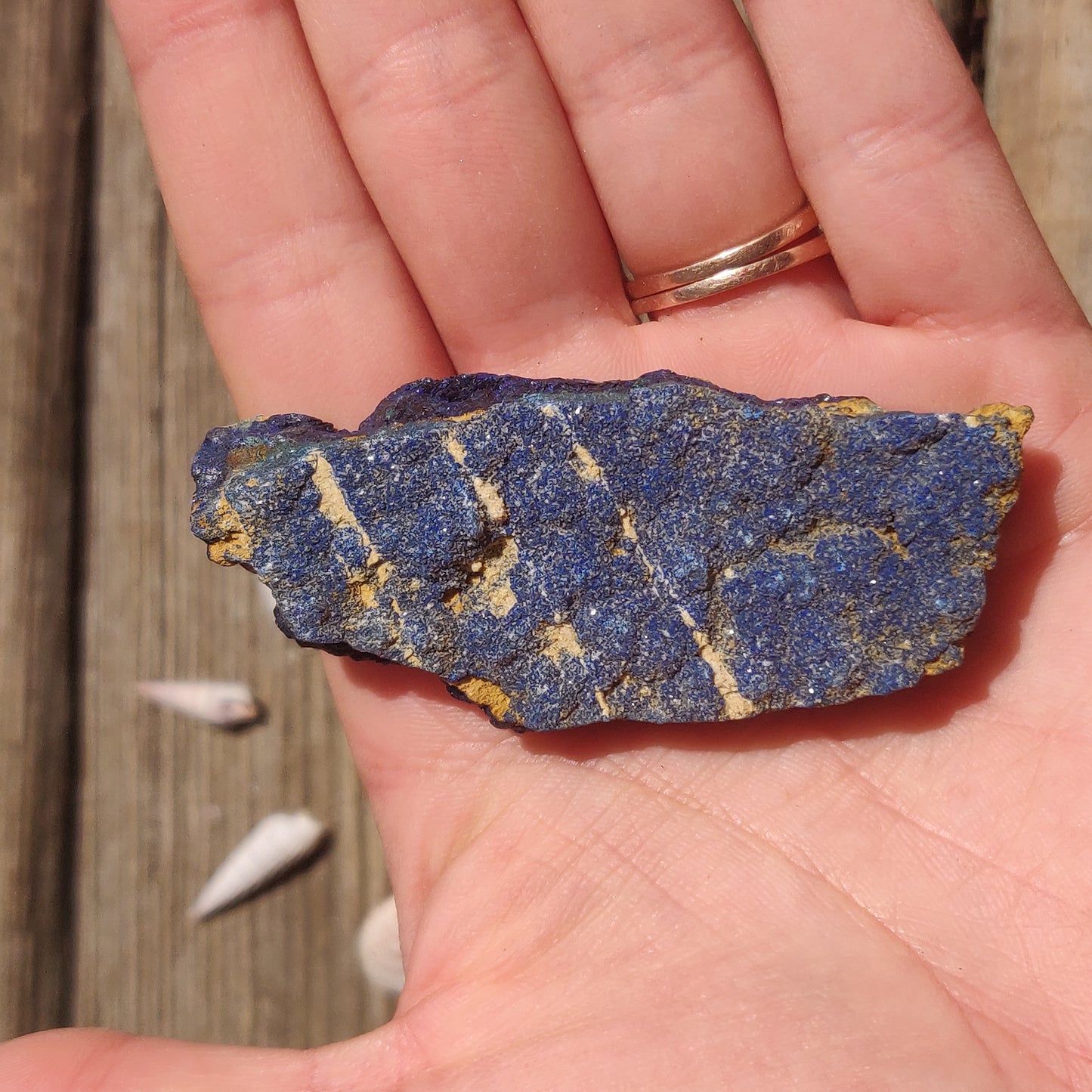 Raw Azurite with Malachite (#3)