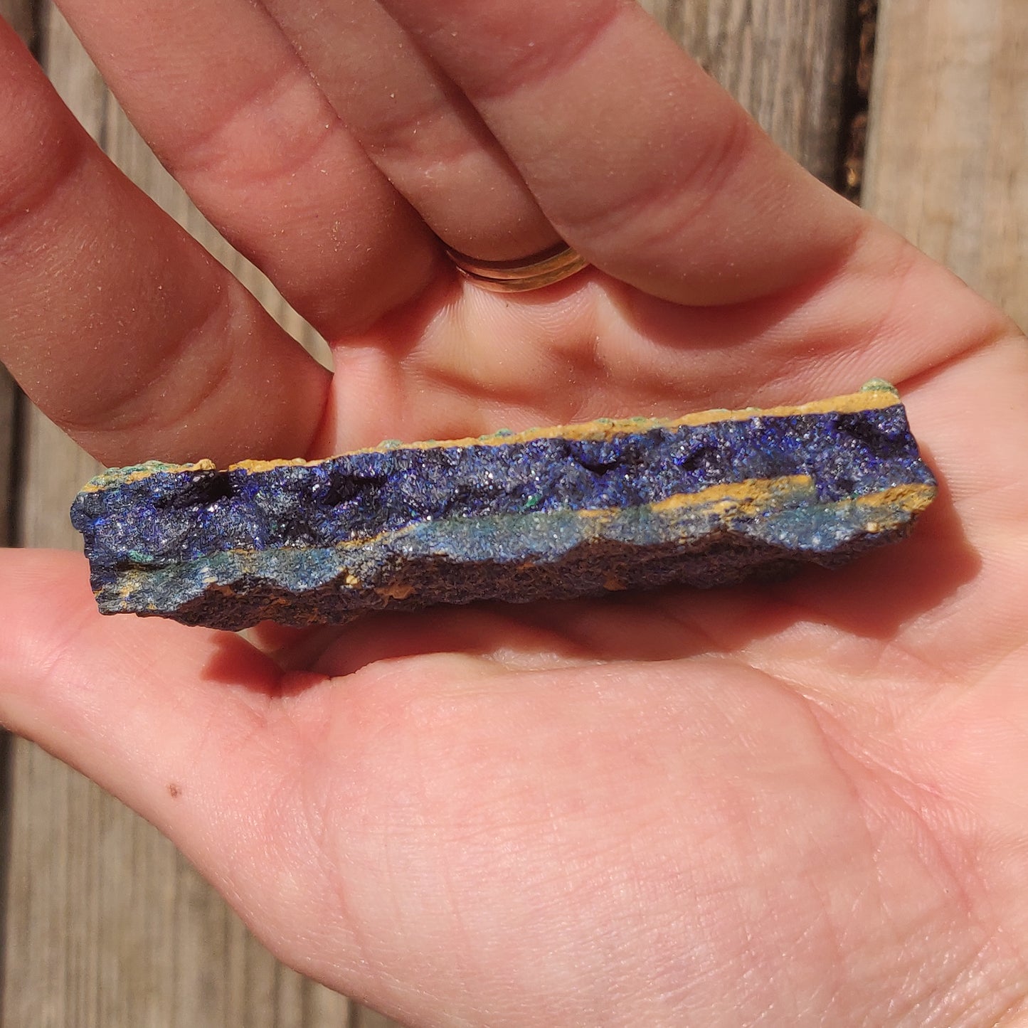 Raw Azurite with Malachite (#3)
