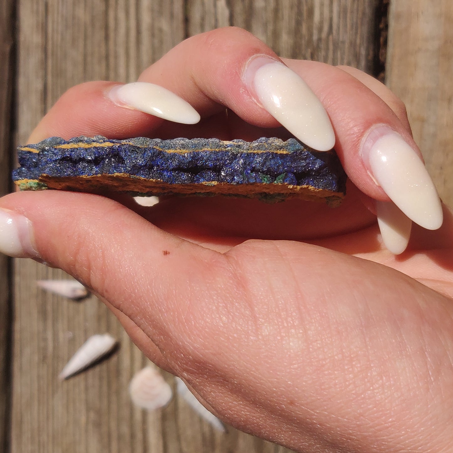 Raw Azurite with Malachite (#3)