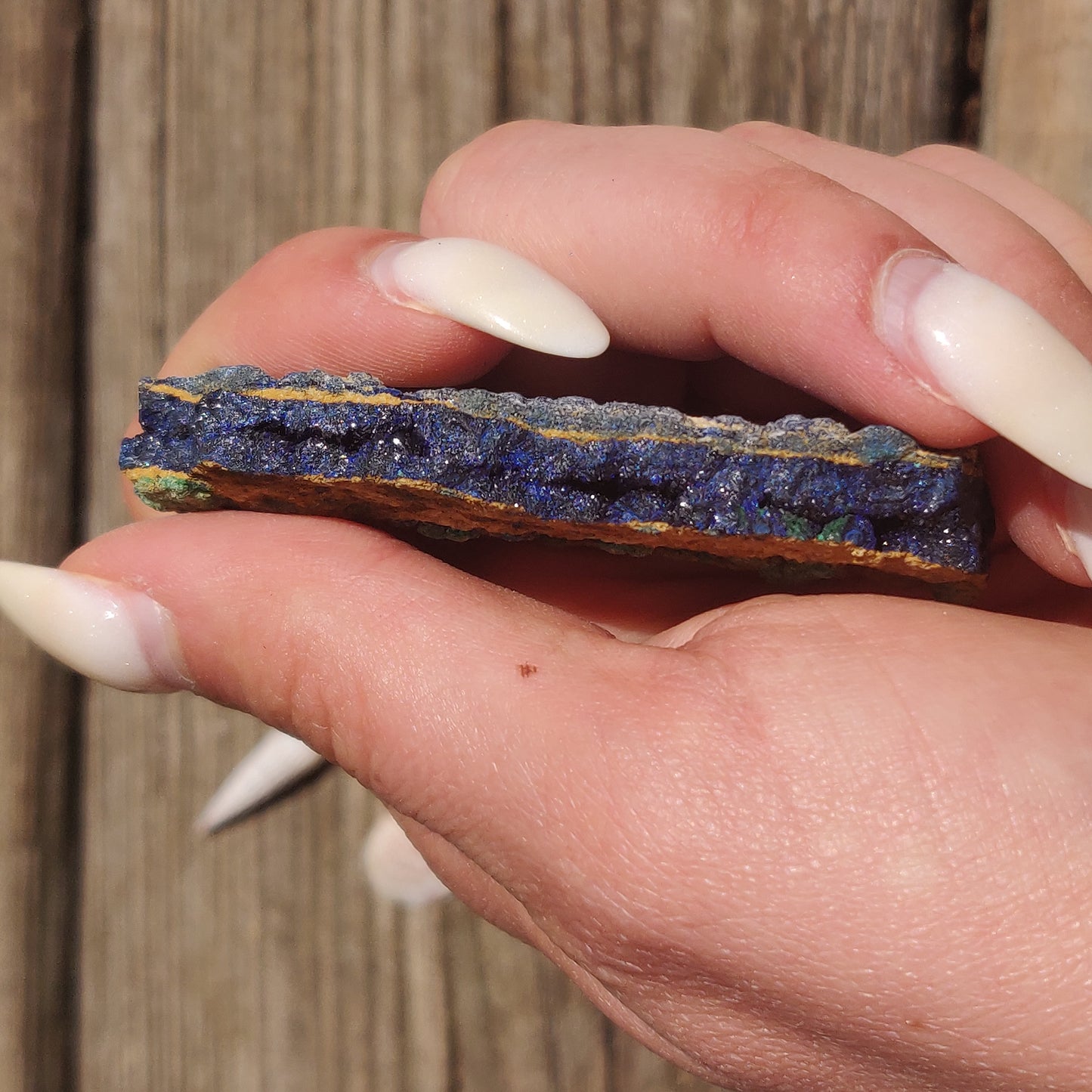 Raw Azurite with Malachite (#3)