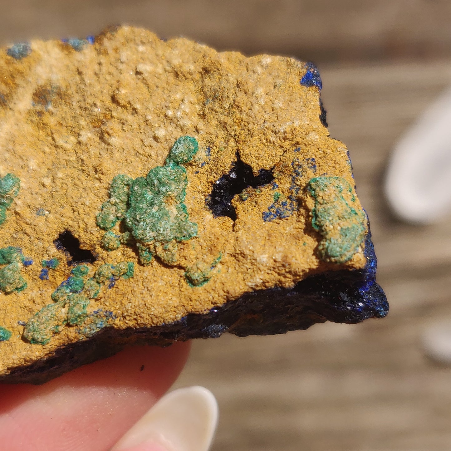 Raw Azurite with Malachite (#3)