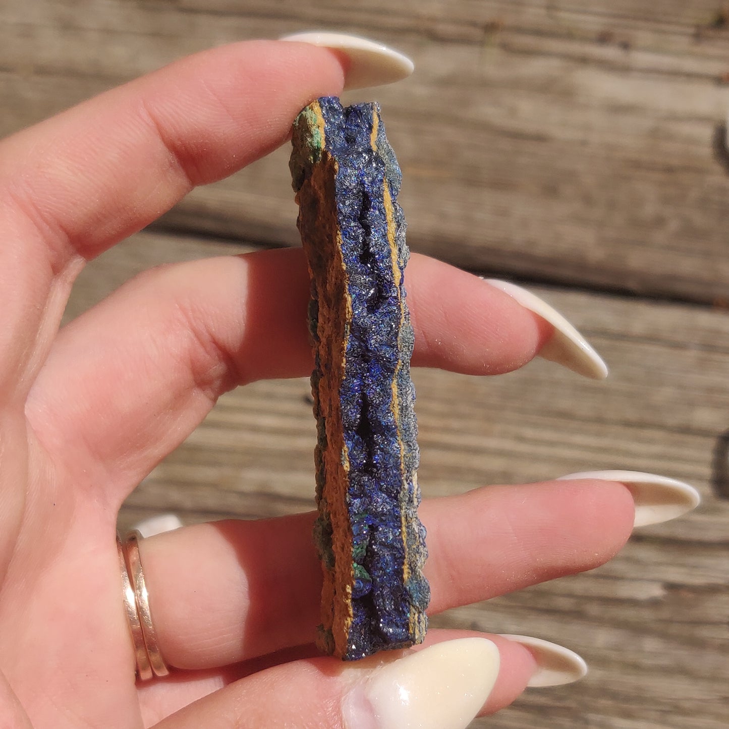 Raw Azurite with Malachite (#3)