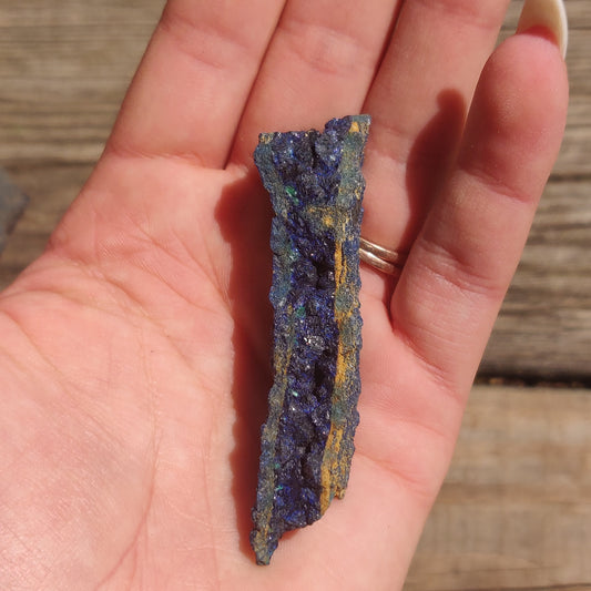 Raw Azurite with Malachite (#4)