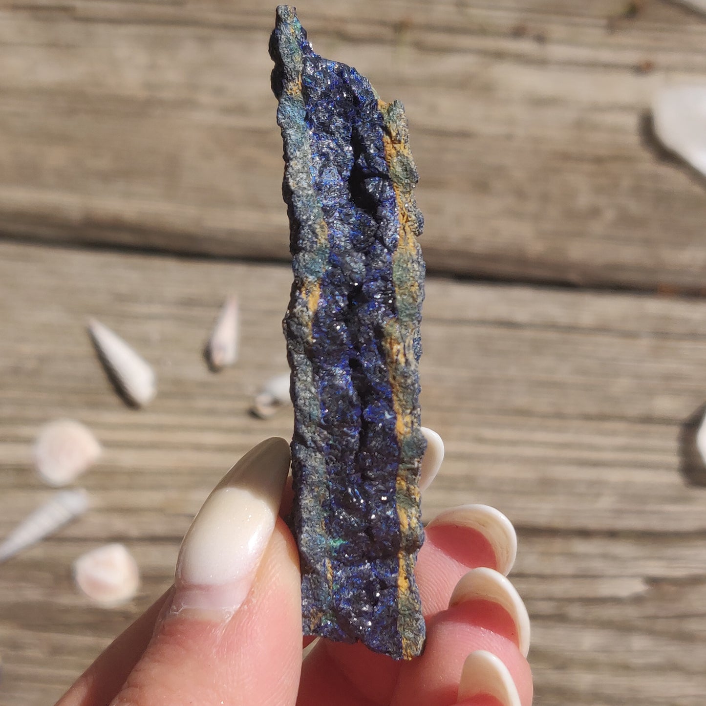 Raw Azurite with Malachite (#4)