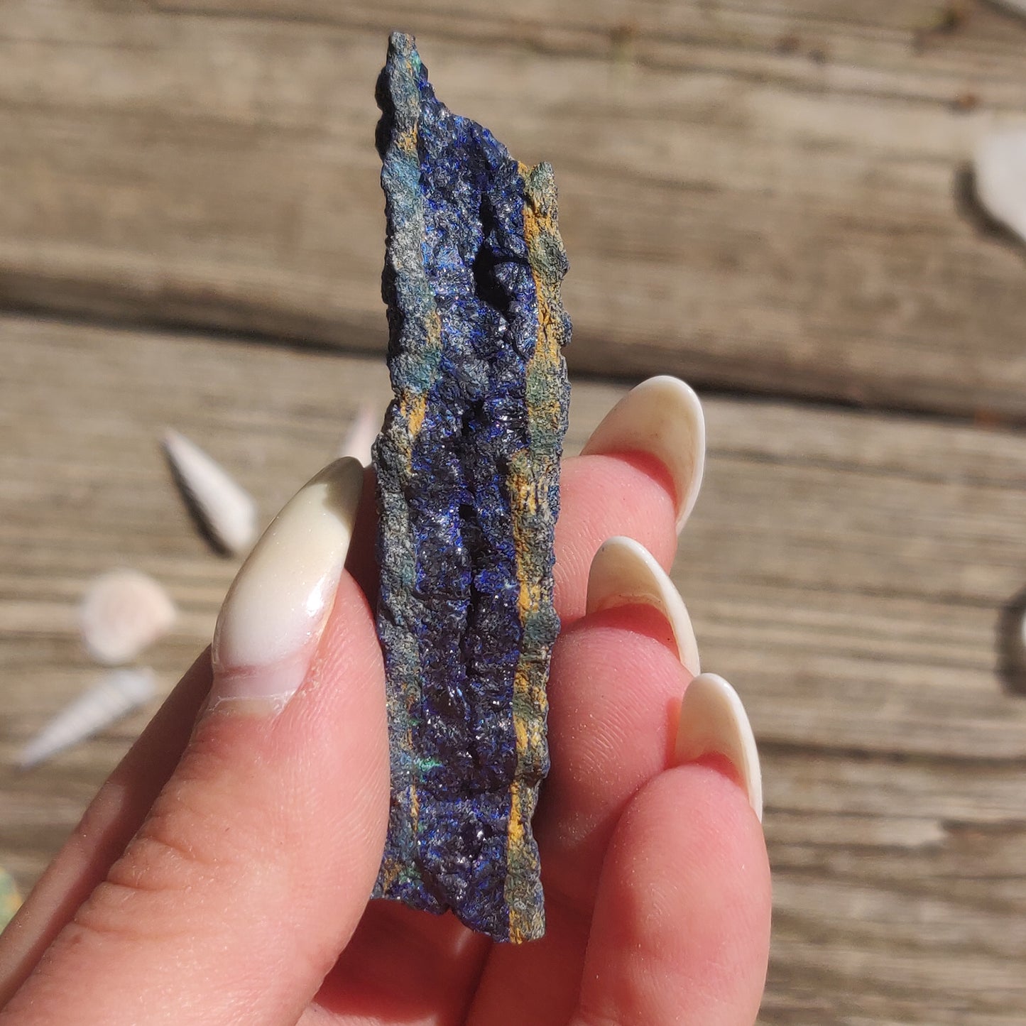 Raw Azurite with Malachite (#4)