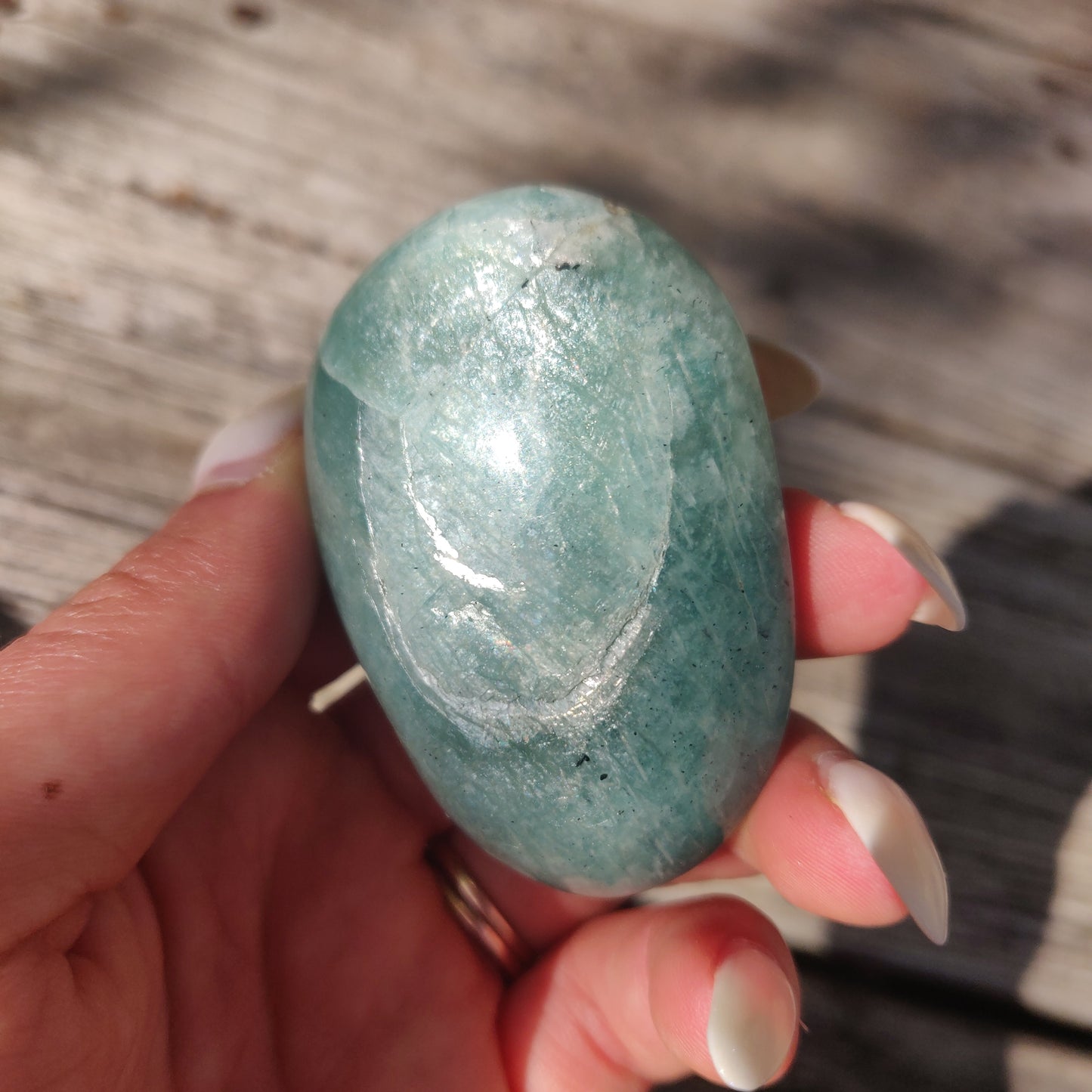 Amazonite Palm Stone (#13) - Simply Affinity