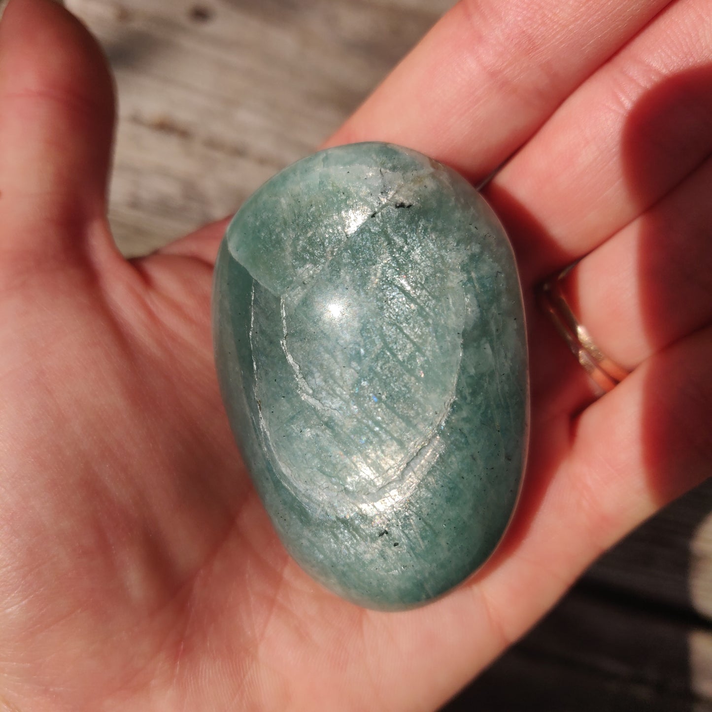 Amazonite Palm Stone (#13) - Simply Affinity