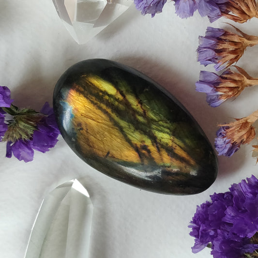 Labradorite Palm Stone (#238) - Simply Affinity