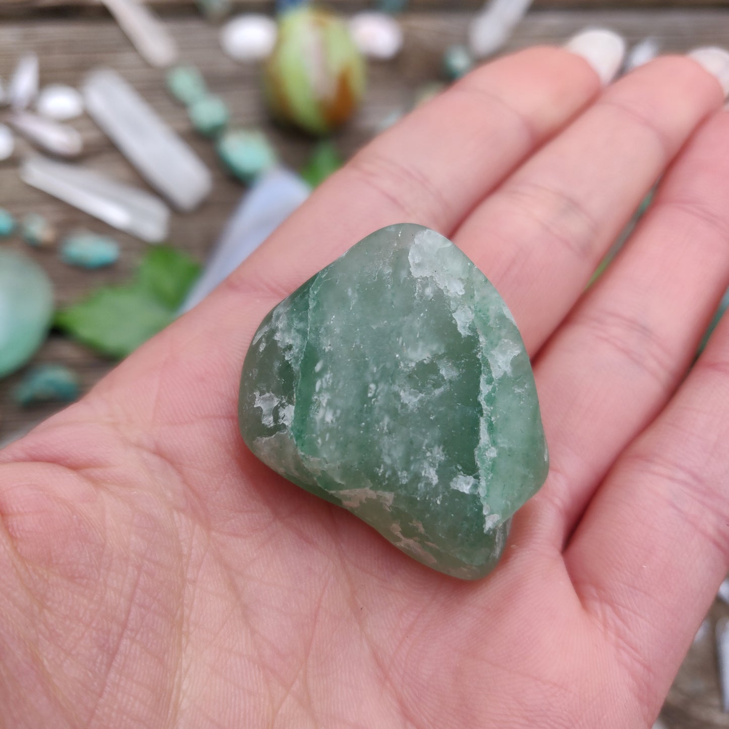 Rare *NEW* Find! Tumbled Emerald Tanzurine (#4)