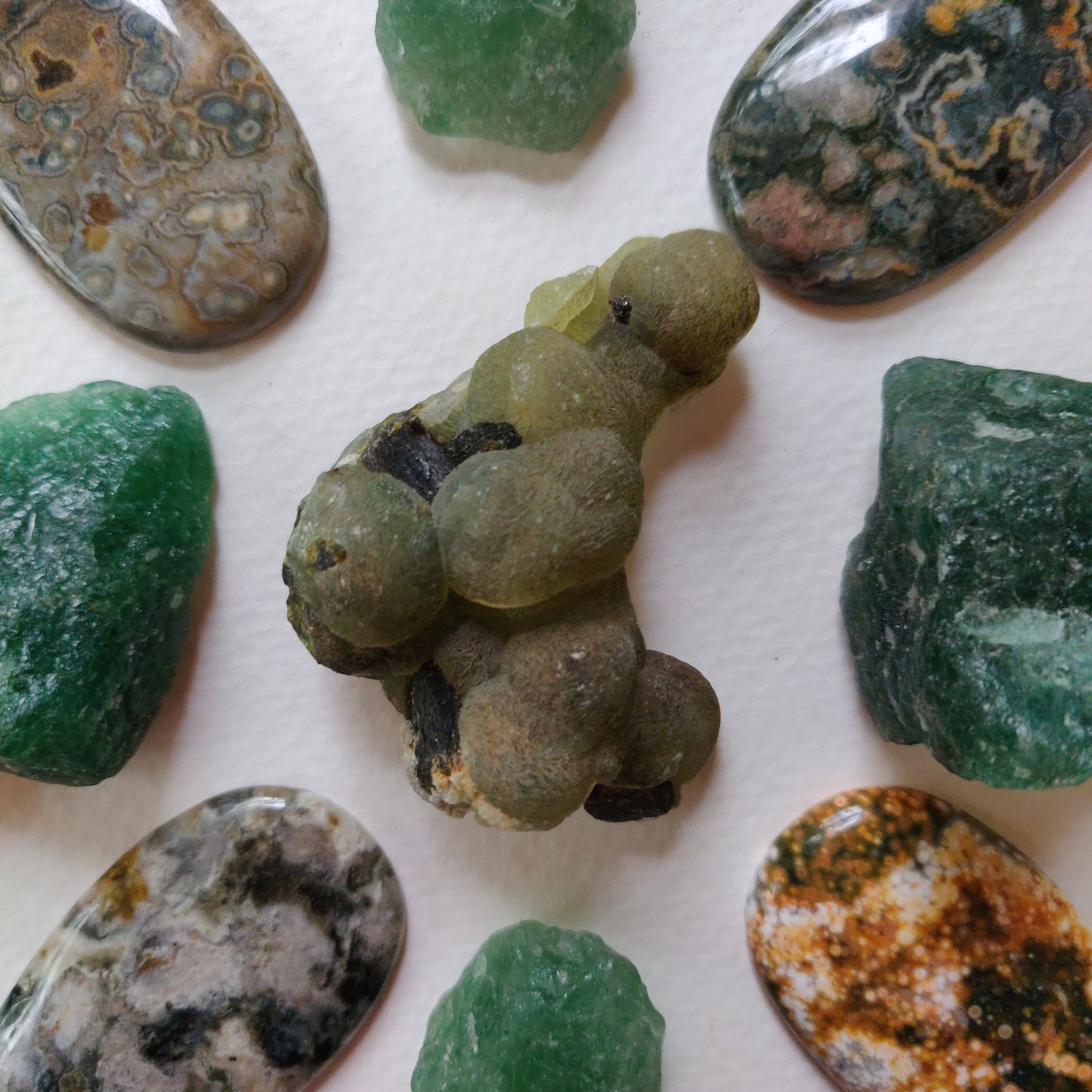 Prehnite Specimen with Epidote (#5)