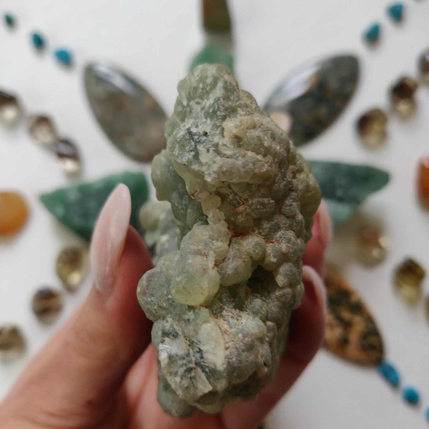 Prehnite Specimen with Epidote (#4)