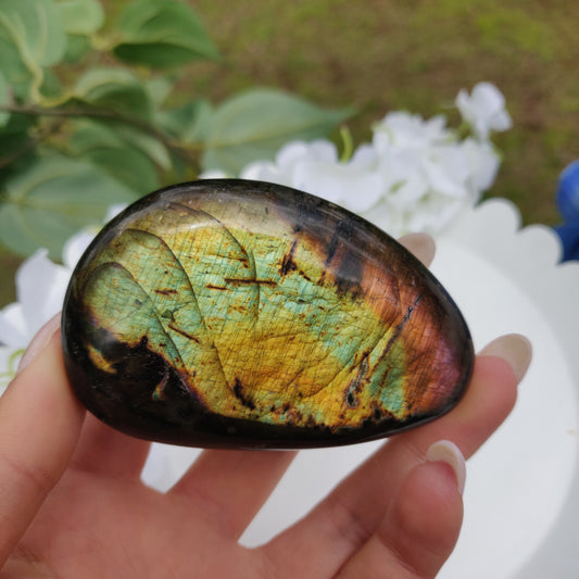 Labradorite Palm Stone (#58) - Simply Affinity