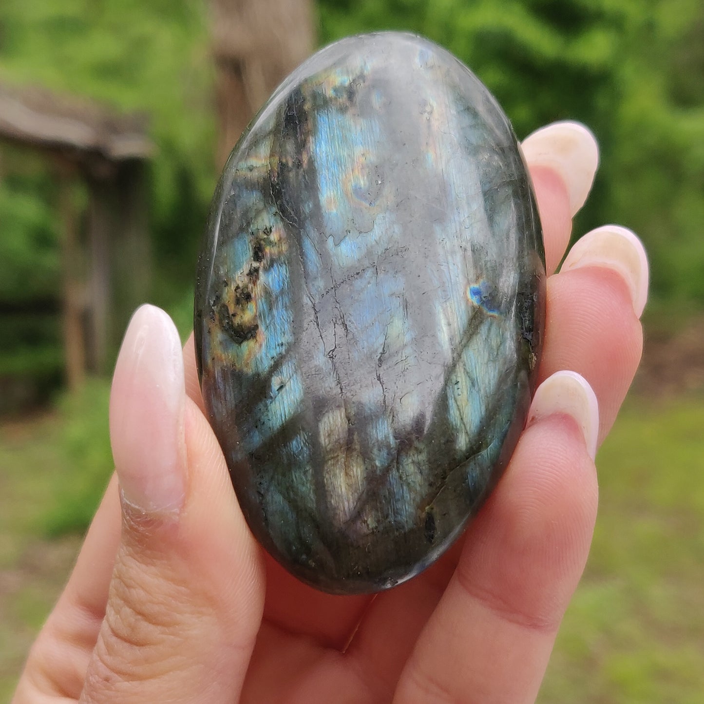 Labradorite Palm Stone (#223) - Simply Affinity