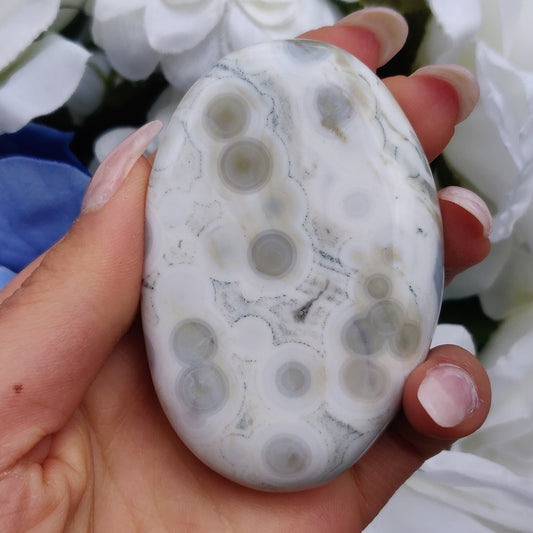 Ocean Jasper Palm Stone (#40)