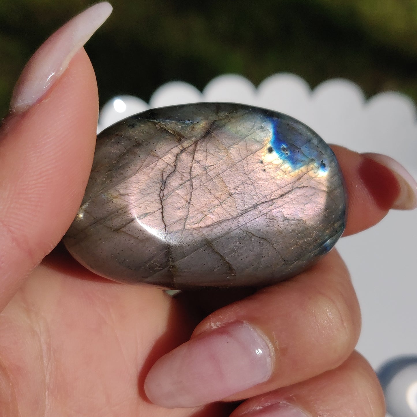 Labradorite Palm Stone (#231) - Simply Affinity