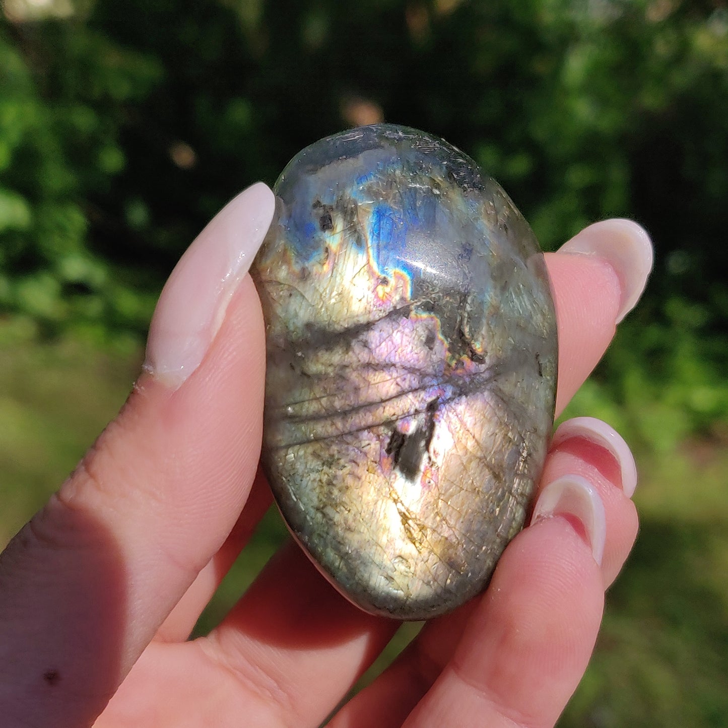 Labradorite Palm Stone (#226) - Simply Affinity